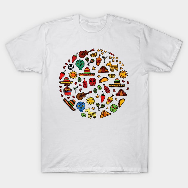 Mexican Life T-Shirt by Digster